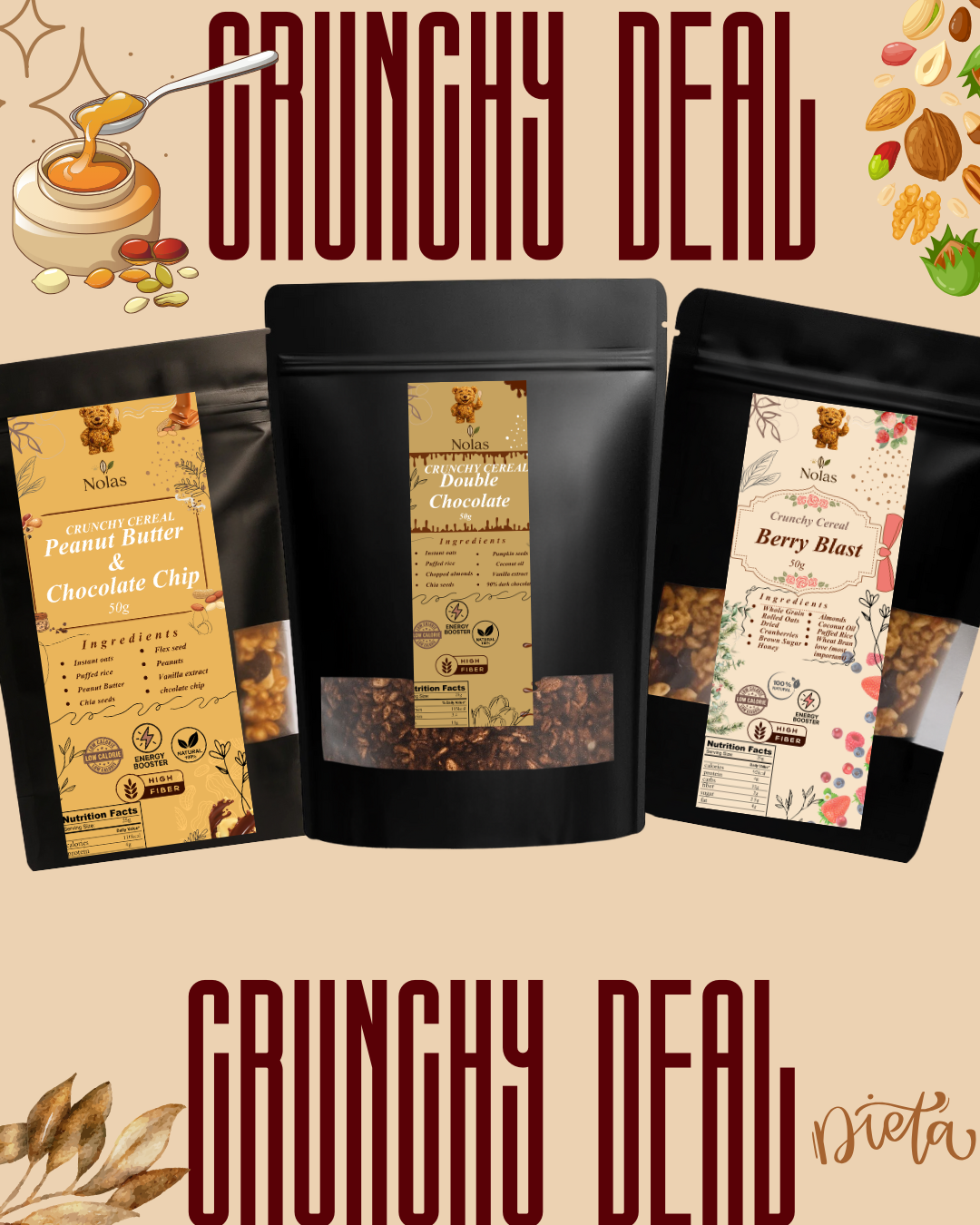 Granolas Crunchy Deals | 50g