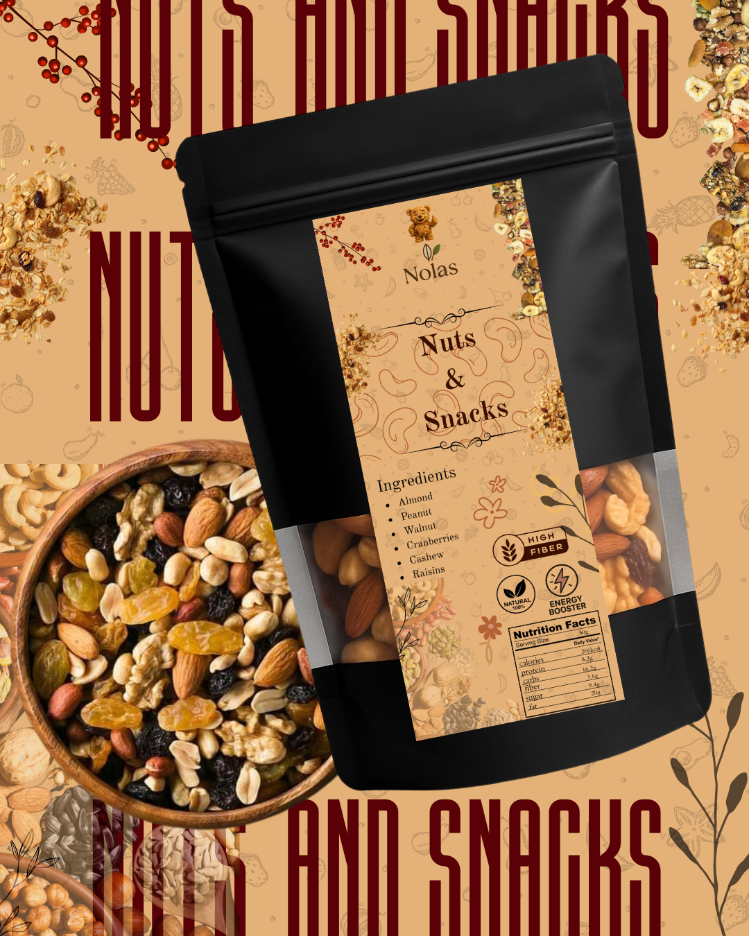 Nut &  Snack Mix – Wholesome Energy Blend