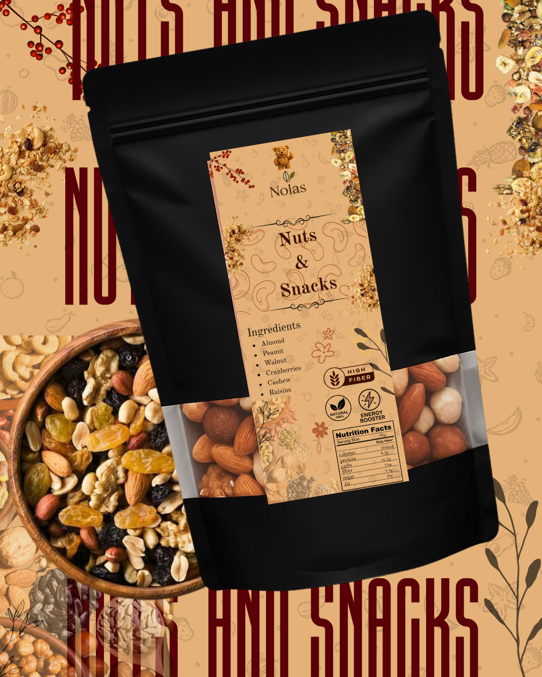 Nut &  Snack Mix – Wholesome Energy Blend