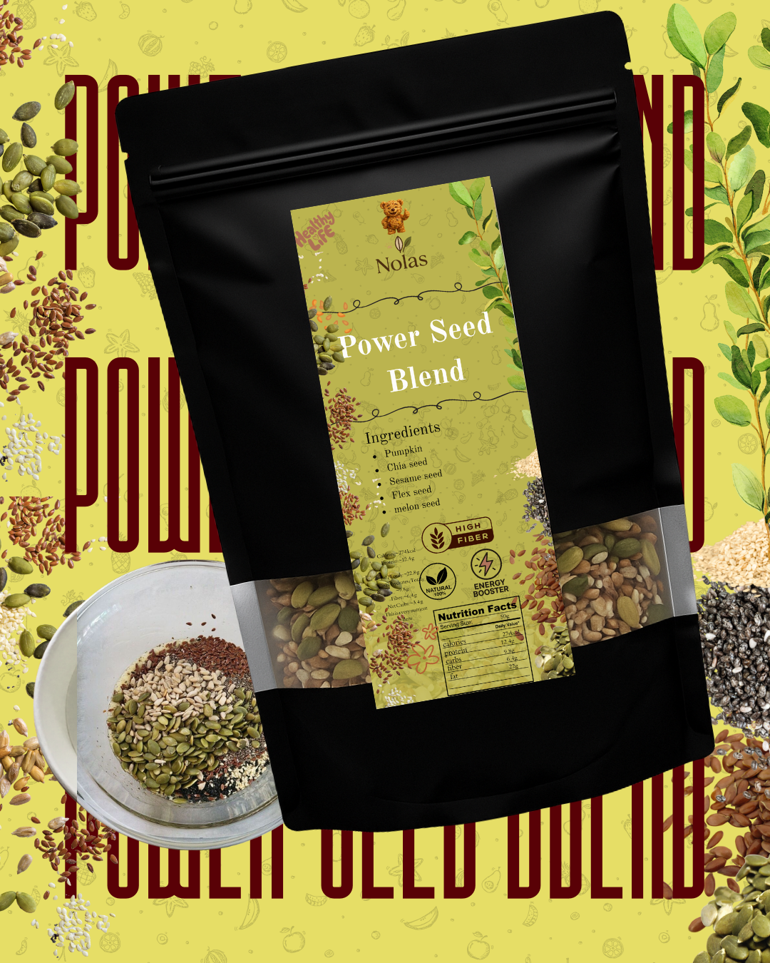 Power Seed Blend – Premium Superfood Blend